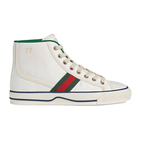 gucci 1977 high top|Gucci sneaker 1977 slip ons.